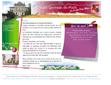 Tablet Screenshot of mairie-stgermaindupuch.fr
